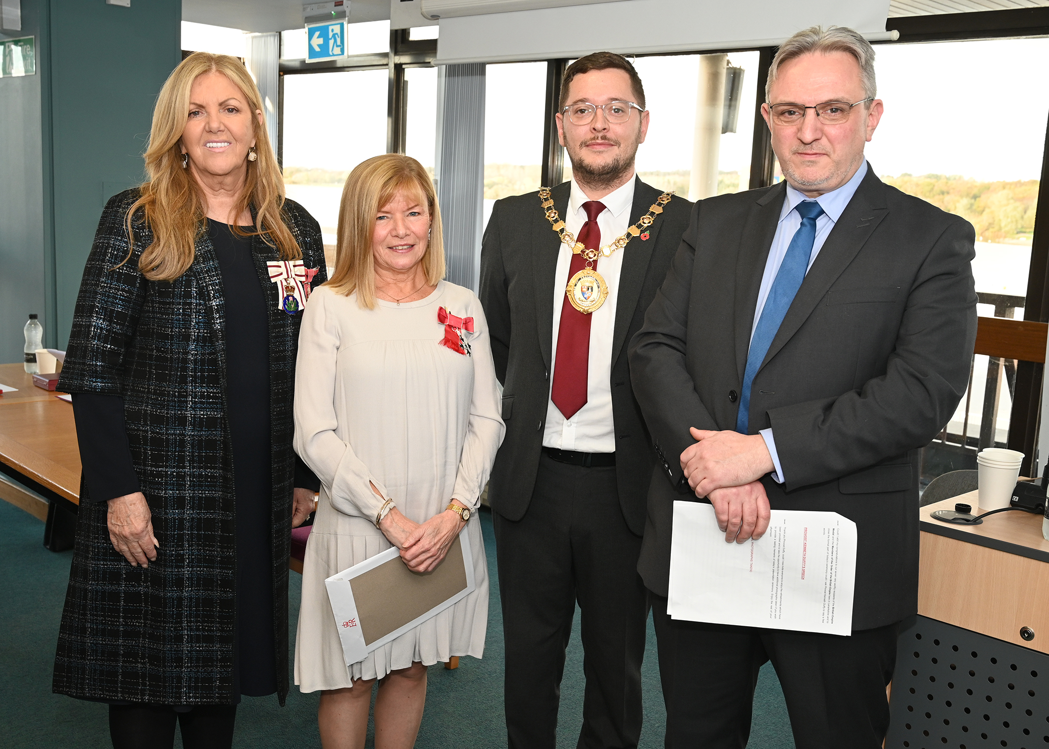 Ceremony for British Empire Medal recipients North Lanarkshire Council